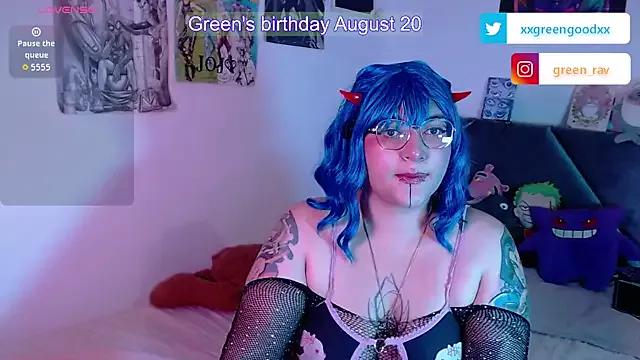 XxGreenGoodxX from StripChat is Freechat